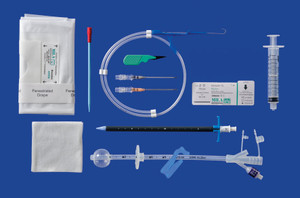 Percutaneous Balloon Catheter Kit For Cystostomy/Gastrostomy - 20Ga X 25cm (10in) Catheter With Y-Port And Fixation Ring