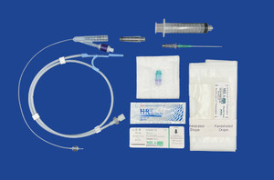 Foley Catheter Kit For Percutaneous Antegrade Placement - 4Fr X 30cm (12in) With 1ml Balloon, 0.025" X 50cm Guidewire