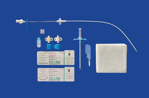 Long-Term Milacath™ (Large Animal) Single Lumen CVC Kit, Peel-Away Introduction - 14Ga (6Fr) X 20cm (8in) 
