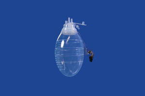Surgical Drain Suction Grenade - 400ml Suction Bulb With One-Way Valve And Push-On Cap