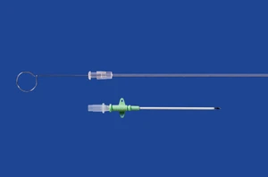 Transtracheal Wash Catheter - Large Sized Dog - 16Ga X 70cm (28in) Flushing Catheter With 14Ga Introducer