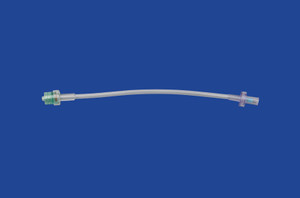 Straight IV Extension Sets - 13Ga × 19cm (7.5in), Priming Volume = 1.0ml; Normally Closed Valve; PinchLock™ Luer with 360° Swivel