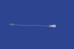 Straight IV Extension Sets - 13Ga × 46cm (18in), Priming Volume = 2.5ml; Normally Closed Valve; Rotating Male Luer