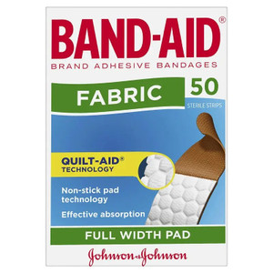 Bandaid, Fabric - 50 Pack