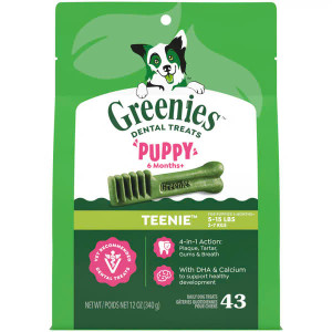 Greenies Original Teenie Regular Dental Dog Treats 340g (43 Treats) 