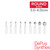 DePuy Synthes Round Burrs: 3.0 - 4.0mm