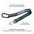 Kurgo Direct to Seat Belt Tether, Blue
