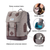 Kurgo Rucksack, Heather Grey
