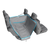 Kurgo Heather Half Hammock, Heather Grey