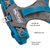 Kurgo Journey Air Dog Harness, Coral, M