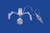 Small Animal Tracheostomy Tubes - 5.0mm ID × 44mm Length; Cuffed Spinning Connector
