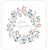 Sarah Brown Sympathy Card - Wreath Of Paws - PACK OF 10