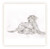 Sarah Brown Sympathy Card - Dog And Cat Sketch - PACK OF 10