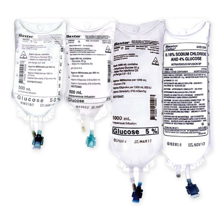 Baxter Intravenous Fluids - Glucose