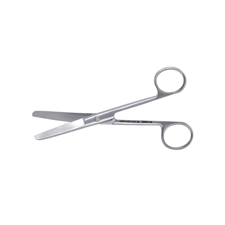 ZebraVet Surgical Scissors - Blunt/Blunt - Curved
