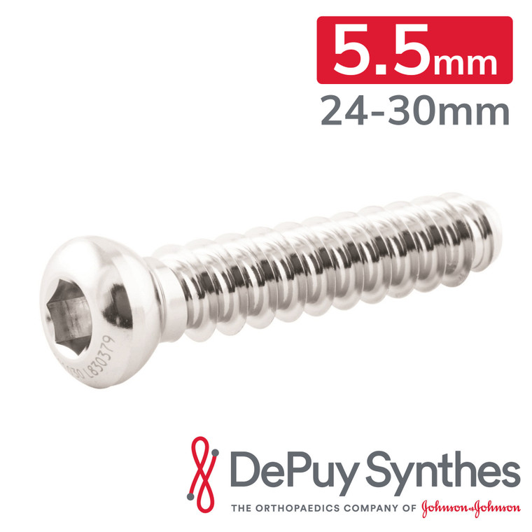5.5mm Self-Tapping Cortex Screws: 24-30mm