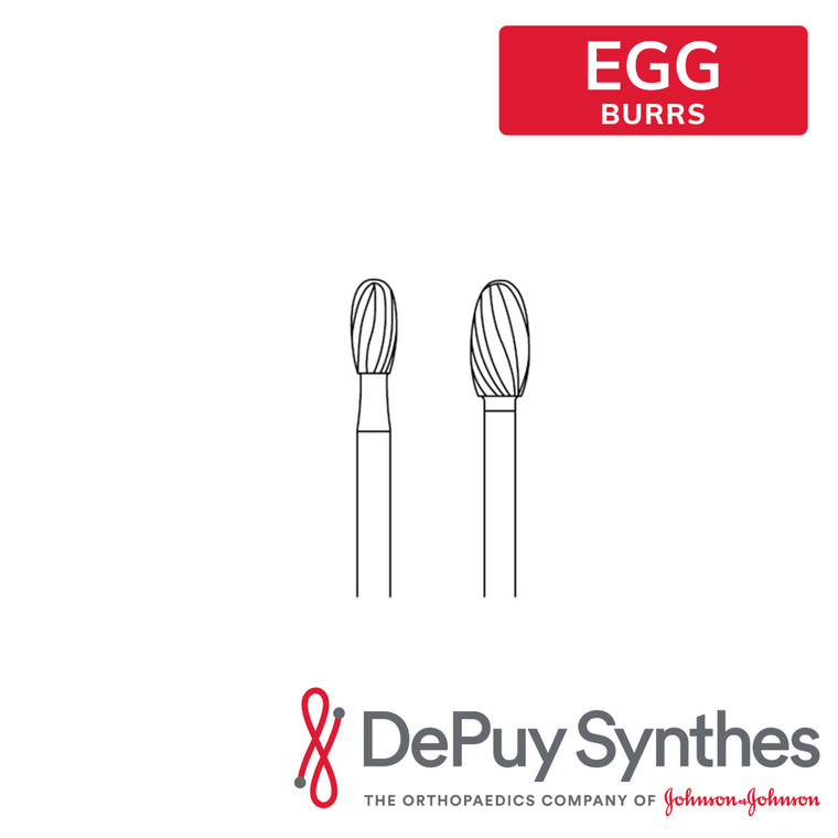 DePuy Synthes Egg-Shaped Burrs