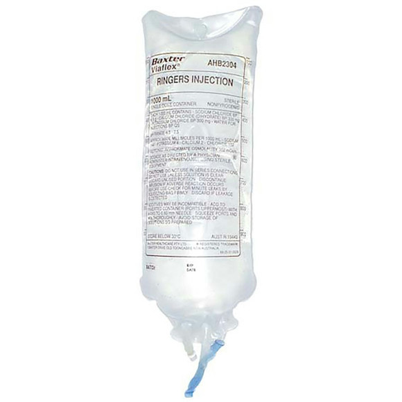 Baxter Intravenous Fluids - Ringers 1ltr