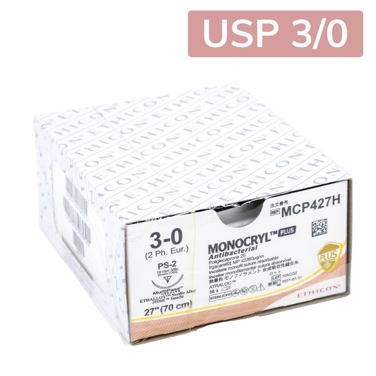 Monocryl / Monocryl Plus USP 3/0