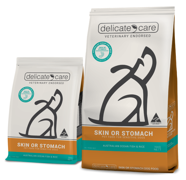 Delicate Care: Canine Skin or Stomach - Fish & Rice