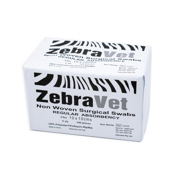 Swabs Non Woven - X-Ray - 10cm - Pack of 100