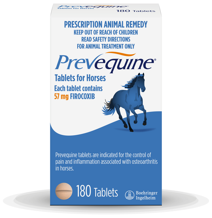PREVEQUINE 57 mg 180 Tablets (Horses)