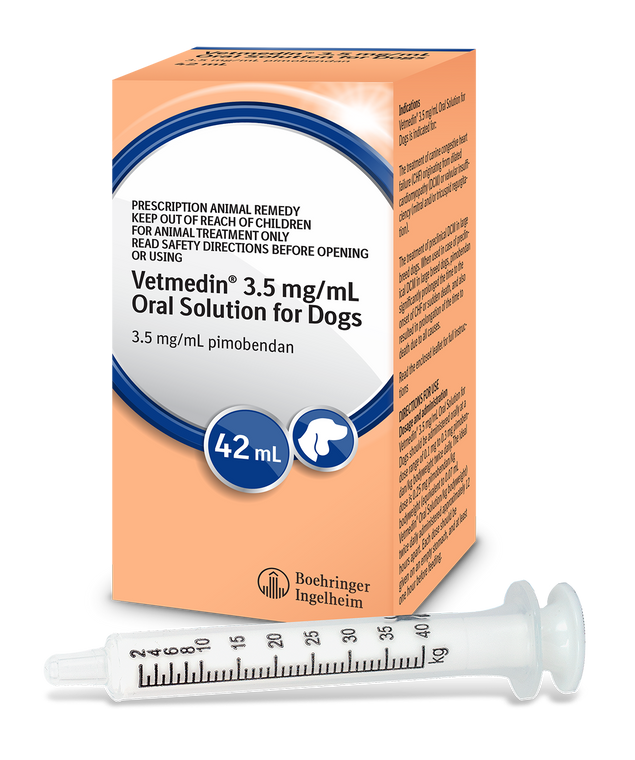 VETMEDIN  Oral Solution 3.5 mg/mL Oral Solution 42 mL Bottle (Dogs)