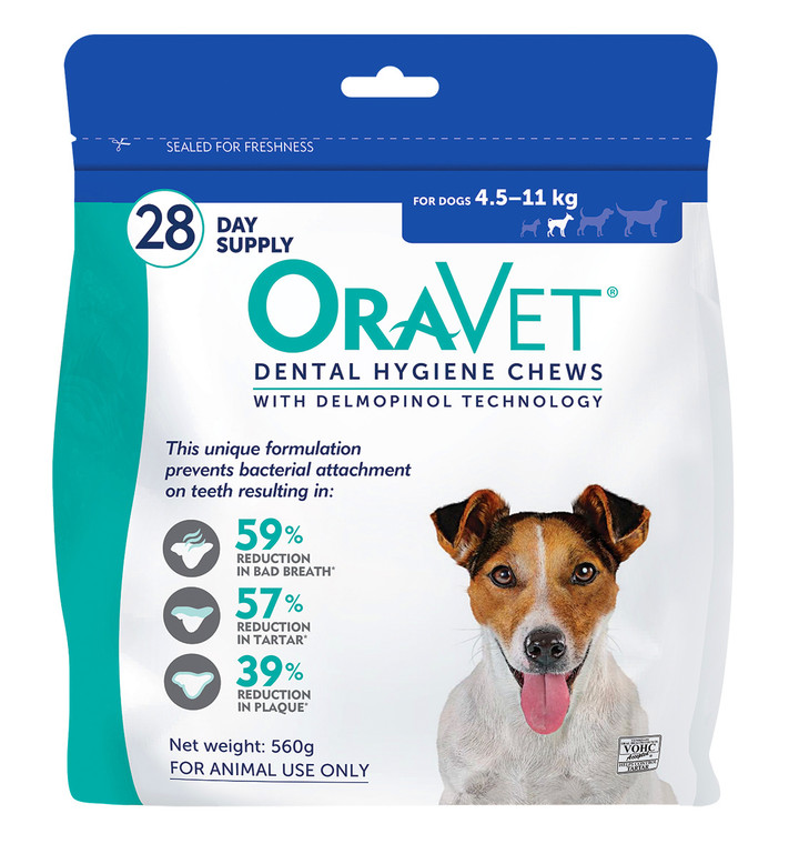 ORAVET OraVet Dental Chews S 28 Chews (Dogs)