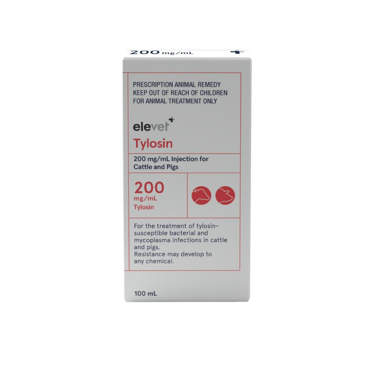 elevet+ Tylosin 200mg/mL Injection 100mL