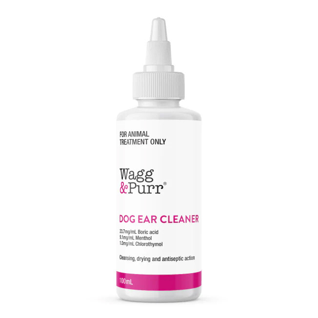 Wagg & Purr Ear Cleaner Dog 100mL