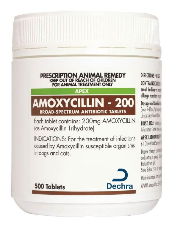 Amoxibactin/Amoxycillin 200mg Tablets 500