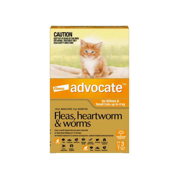 Advocate For Kittens And Small Cats Up To 4kg - 3 Doses