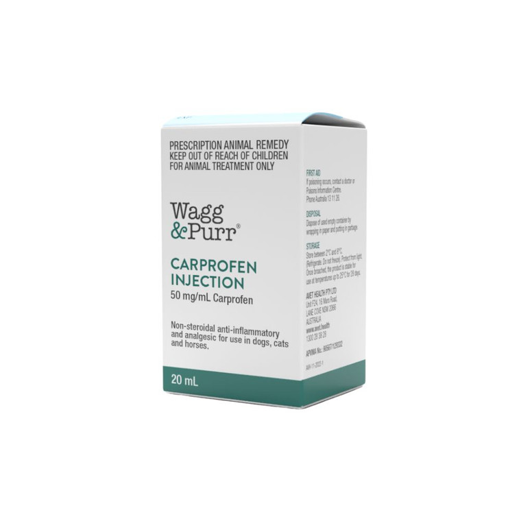 Wagg & Purr Carprofen Injection 50mg/mL 20mL