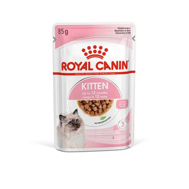 Kitten Chunks in Gravy - Wet Food 12 x 85g