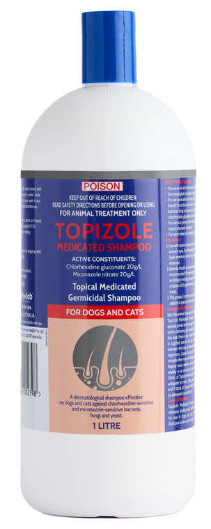 Topizole Medicated Shampoo 1L