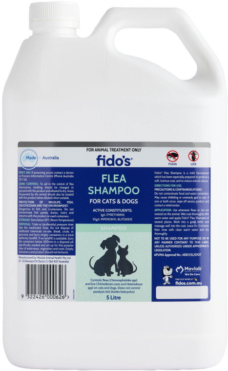 Fido's Flea Shampoo 5L