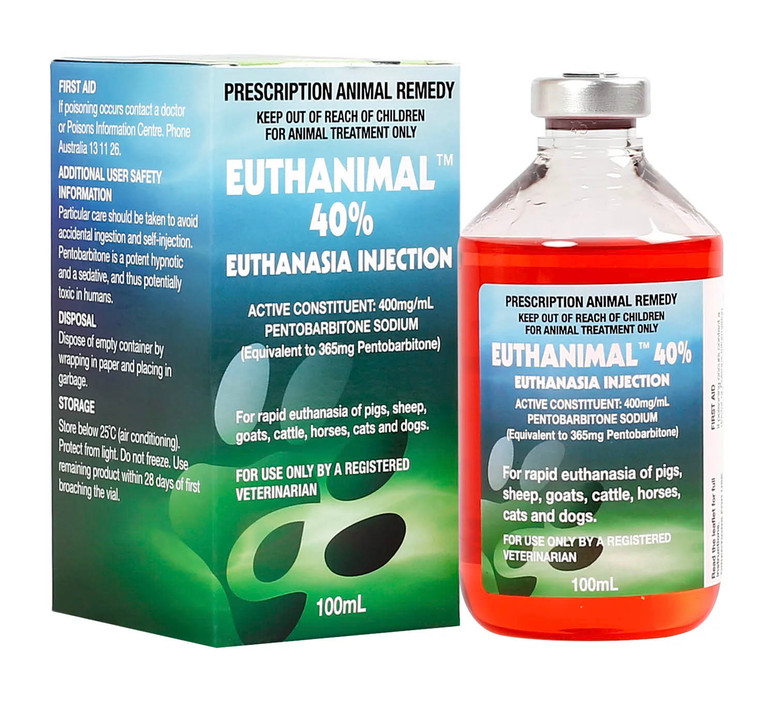 Euthanimal 40% Euthanasia Injection - 100mL