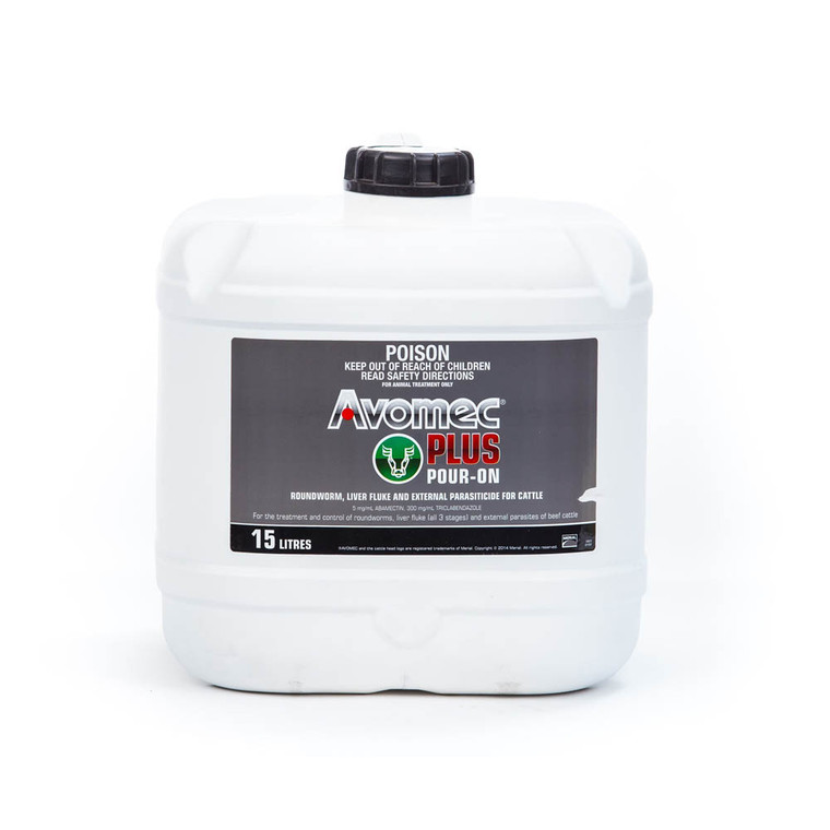 AVOMEC PLUS Pour-On for Cattle - 15 L