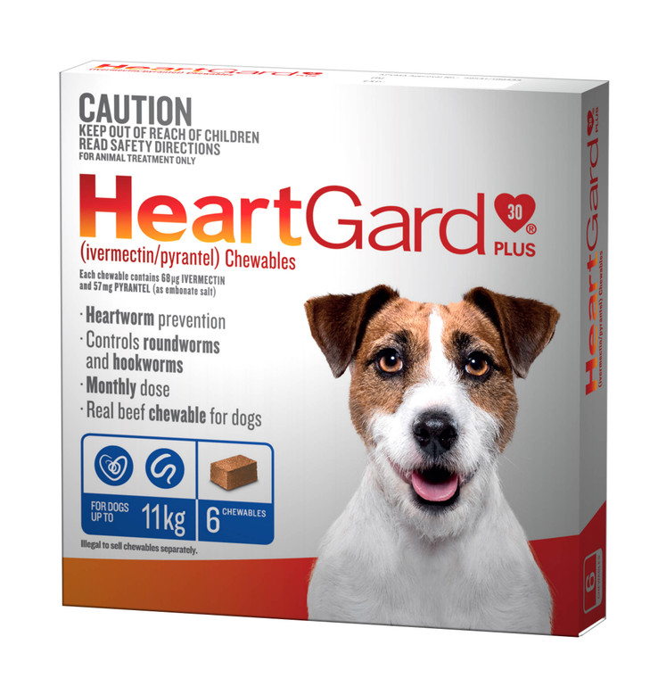 HEARTGARD30 Plus Chewables Small Dog (Blue) - Pack 6