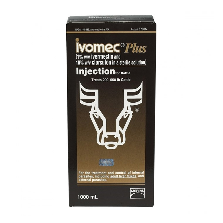 IVOMEC PLUS Injection for Cattle - 1 L