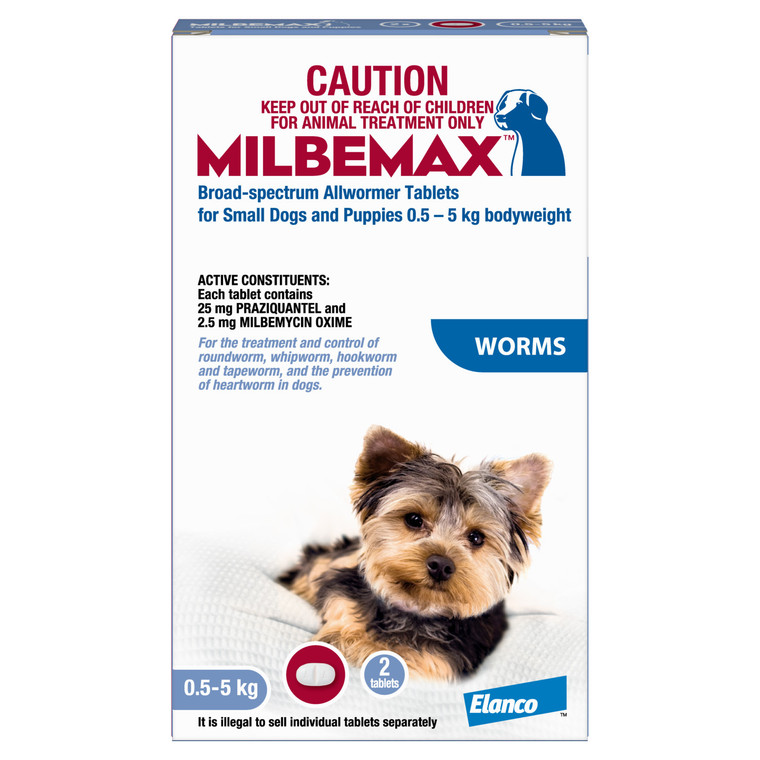 Milbemax Dog - 1-5kg - 2s