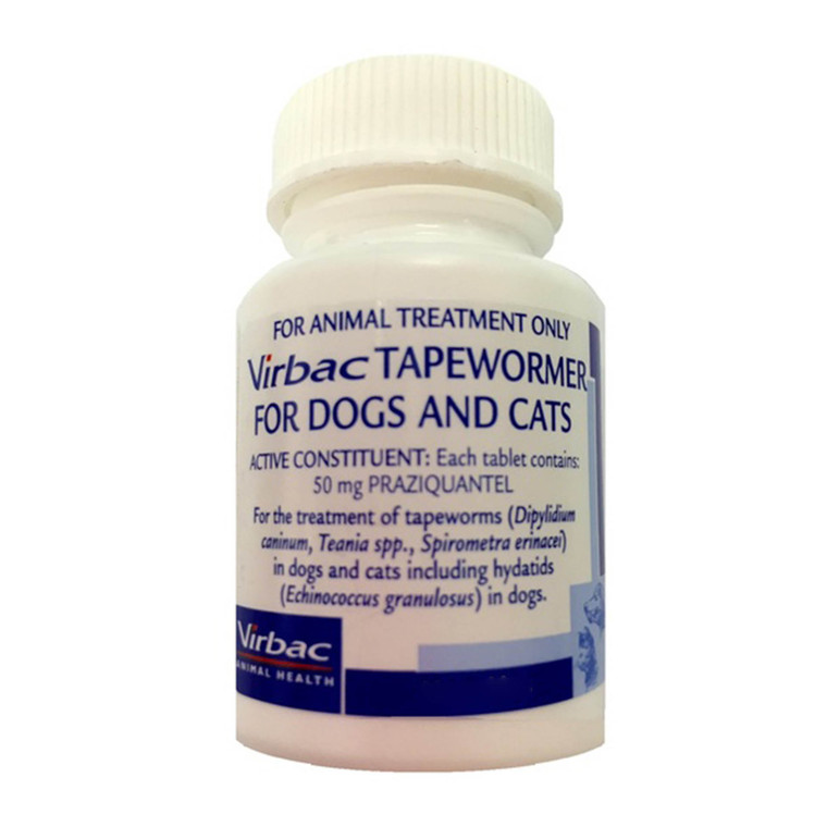 Virbac Tapewormer 250 Tabs