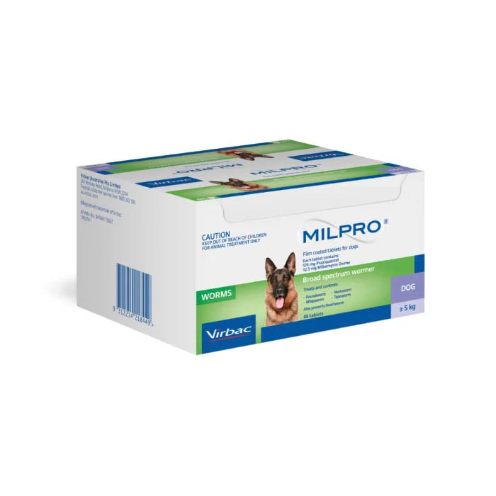 Milpro Dog Kit  - Petcare Wormer 48 tabs