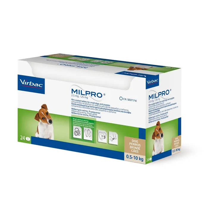 Milpro Small Dog/Puppy Kit  24 tabs