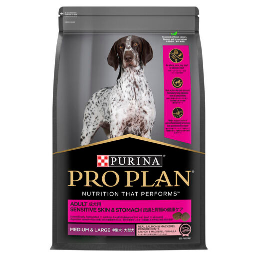 PRO PLAN Adult Sensitive Skin & Stomach Medium & Large Dry Dog Food  - 12kg