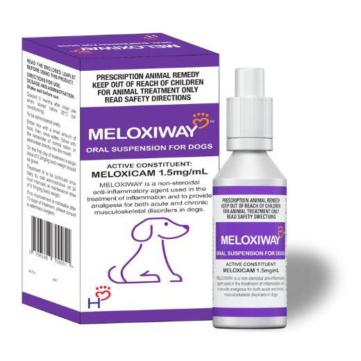 Meloxiway (Meloxicam 1.5mg/mL) Oral For Dogs - 32ml