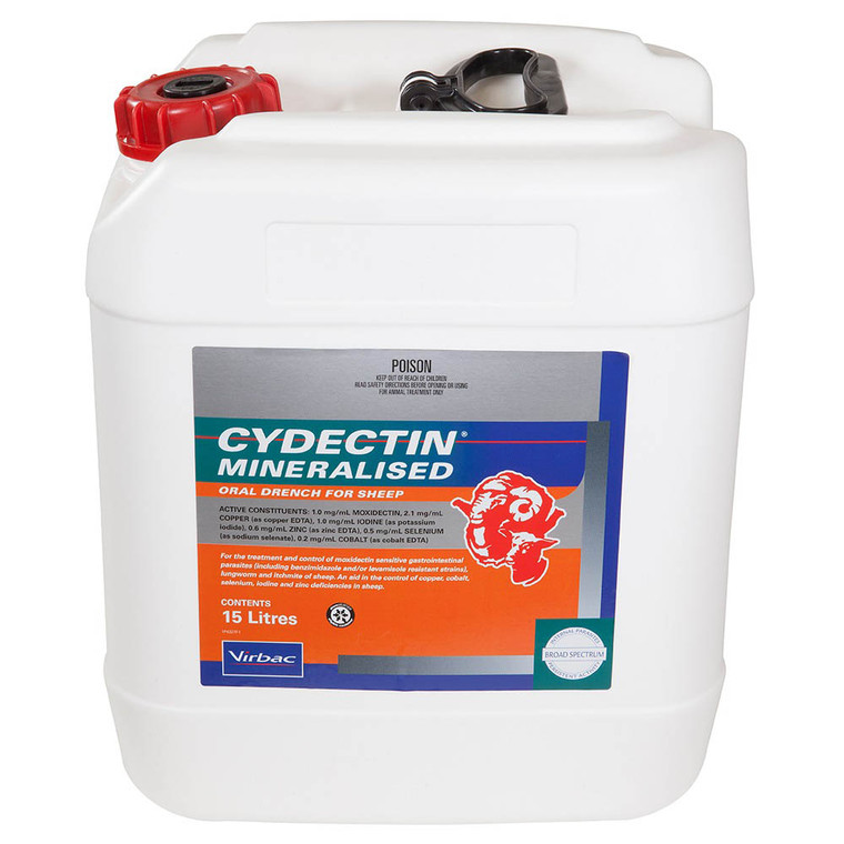 Cydectin Mineralised - Sheep Drench 15L
