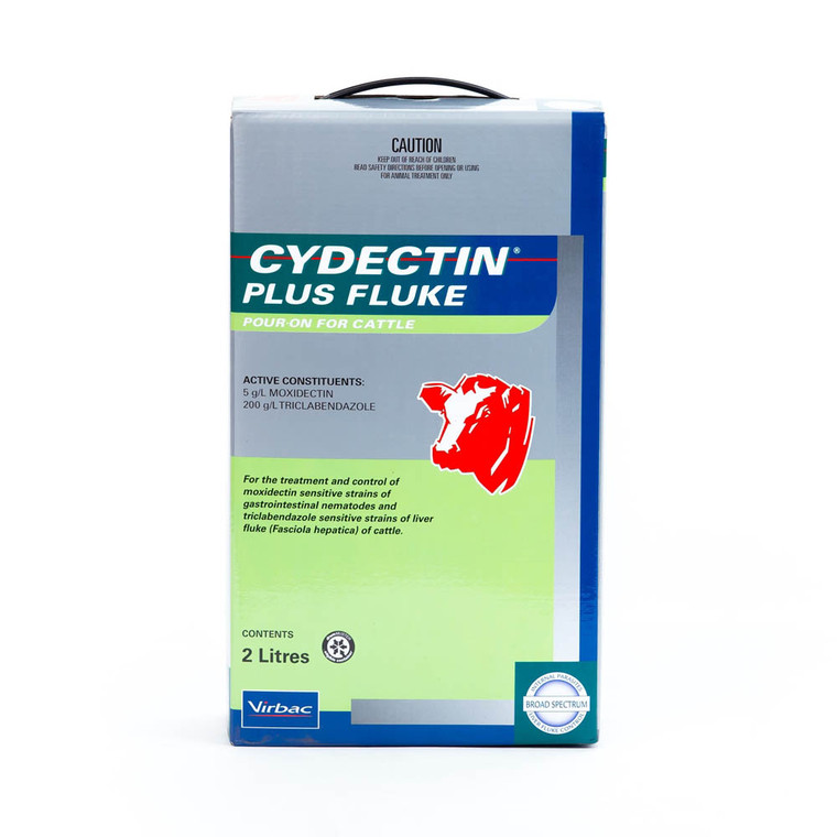 Cydectin + Fluke Pour-On - Cattle Flukicide 2 L