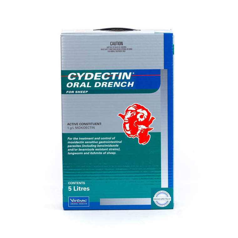 Cydectin Oral - Sheep Drench 5L