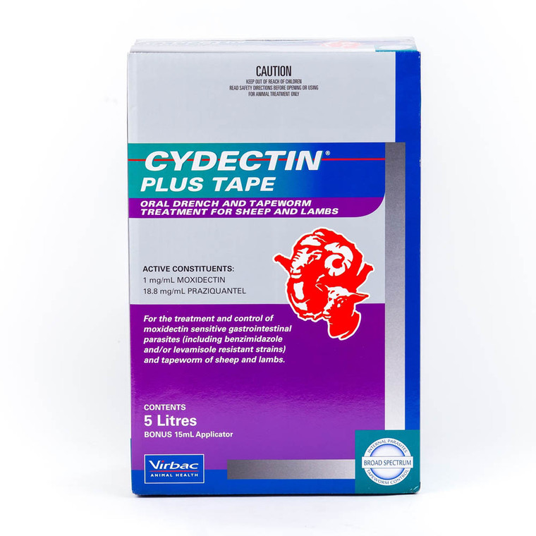 Cydectin + Tape - Sheep & Lamb Drench 5L